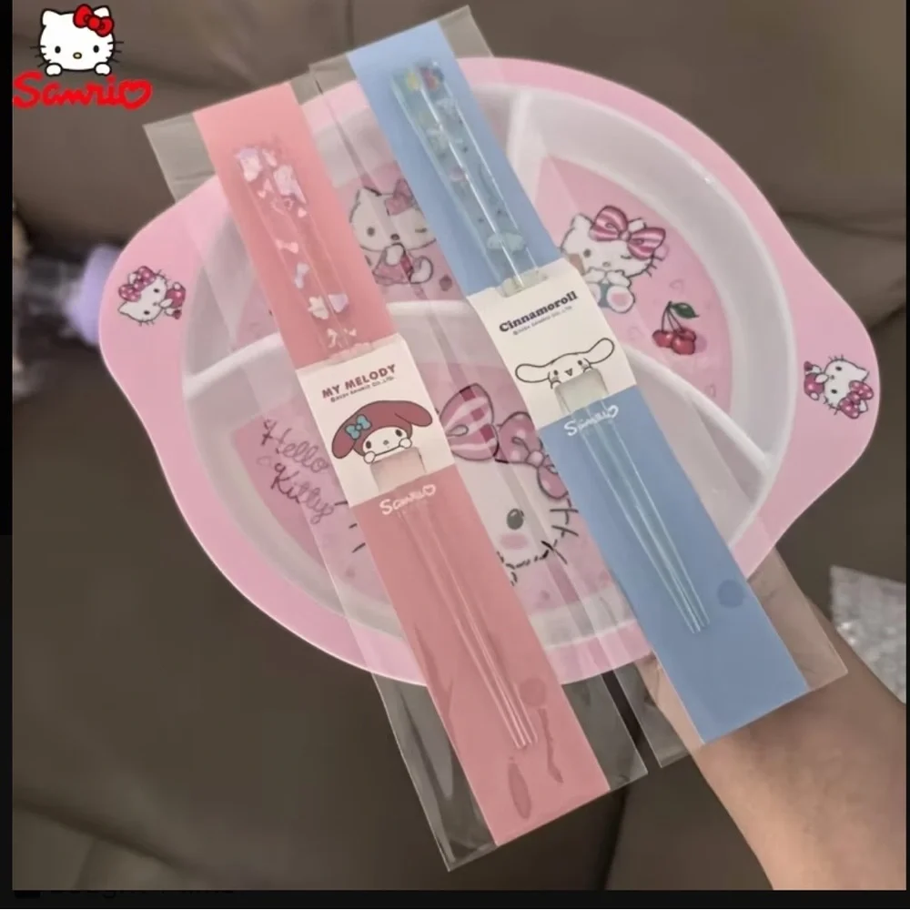 Cinnamoroll Chopsticks with Blue and White Design